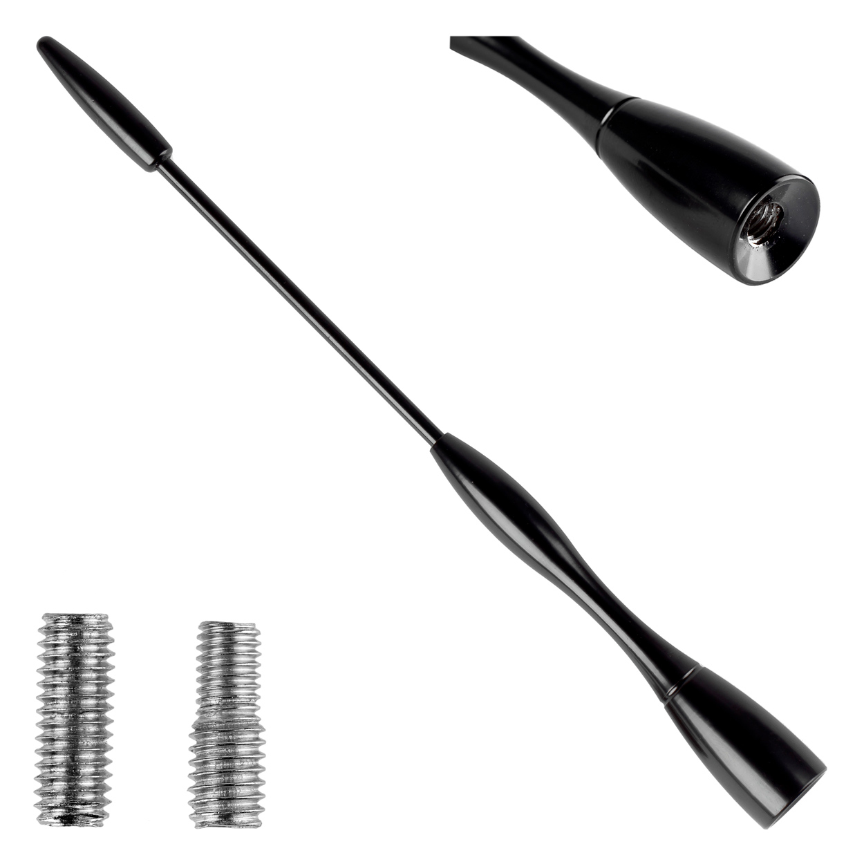 Antena samochodowa maszt anteny 16 cm 5/6mm adapter ANTM04 AMIO-01052 