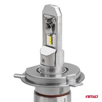 logo Żarówki samochodowe LED seria RS+ H4 50W Canbus slim AMIO-01082
