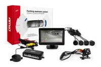 Zestaw czujników parkowania TFT01 4,3 z kamerą HD-315-LED 4 sensory czarne 