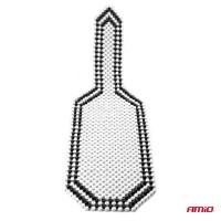 logo Mata na fotel samochodowy koralikowa koraliki AMIO-01124