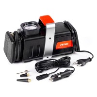 Kompresor samochodowy pompka 12V 230V ACOMP-02 AMIO-01134 