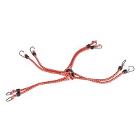 Linki elastyczne gumy do mocowania bagażu 8-ramienne 30 cm o8 mm BSTRAP-01 AMIO-01146 