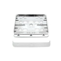 Ramka tablicy rejestracyjnej chrom motor motocykl AMIO-01167 