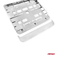logo Ramka tablicy rejestracyjnej chrom motor motocykl AMIO-01167