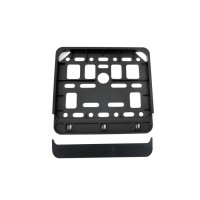 Ramka tablicy rejestracyjnej czarna skuter motorower AMIO-01169 