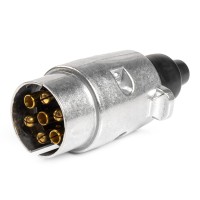 Wtyk wtyczka przyczepy haka aluminiowa 7 PIN AMIO-01255 
