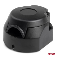 logo Gniazdo przyczepy haka plastikowe 7 PIN AMIO-01258