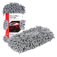 Gąbka do mycia czyszczenia samochodu z mikrofibry Cwash-08 AMIO-01275 