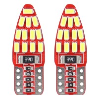 Żarówki LED CANBUS 24SMD 3014 T10e W5W boczne White 12V AMIO-01285 