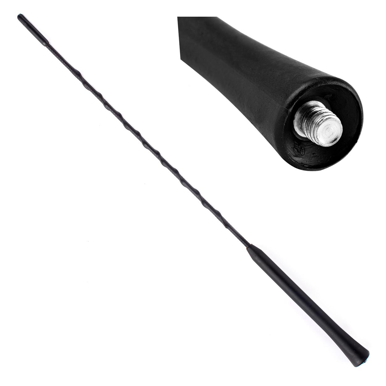 Antena samochodowa maszt anteny aluminium 40 cm ANTM08 AMIO-01296 