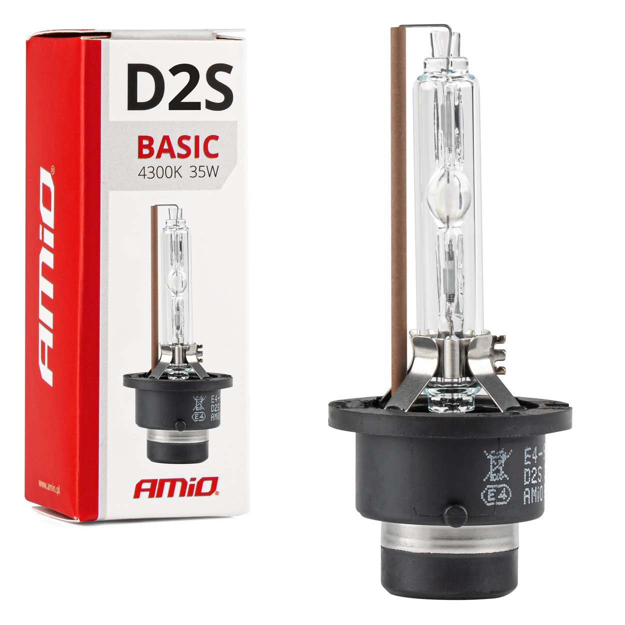 Żarówka ksenonowa żarnik xenon D2S 4300K AMiO BASIC AMIO-01319 