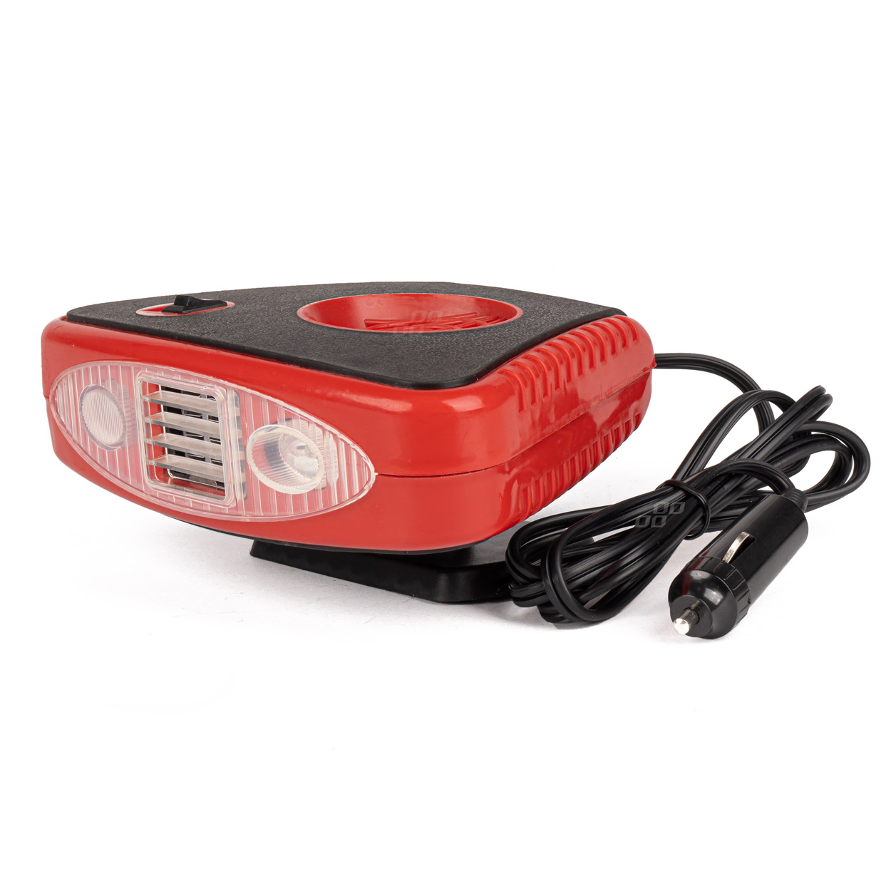 Termowentylator dmuchawa nagrzewnica z lampką 12V AMIO-01326 