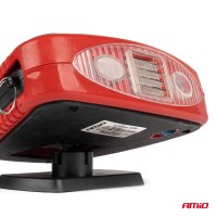 logo Termowentylator dmuchawa nagrzewnica z lampką 12V AMIO-01326