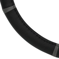 logo Pokrowiec nakładka na kierownicę samochodową M 37-39cm SWC-06-M AMIO-01361