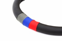 logo Pokrowiec nakładka na kierownicę samochodową M 37-39cm SWC-10-M AMIO-01368