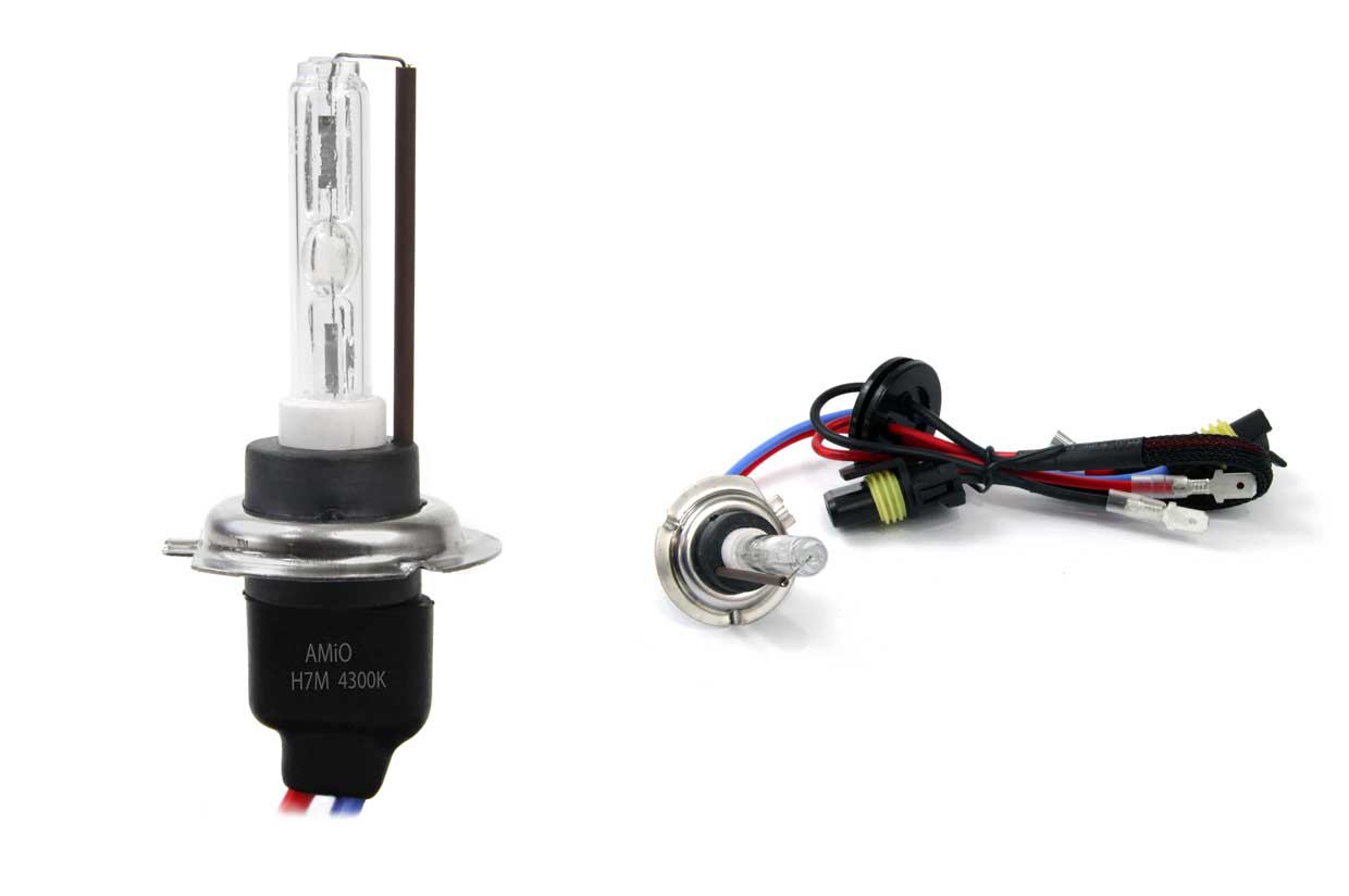 Żarówka ksenonowa żarnik hid xenon H7M 4300K metal AMIO-01426 