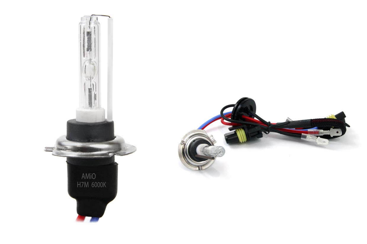 Żarówka ksenonowa żarnik hid xenon H7M 6000K metal AMIO-01427 