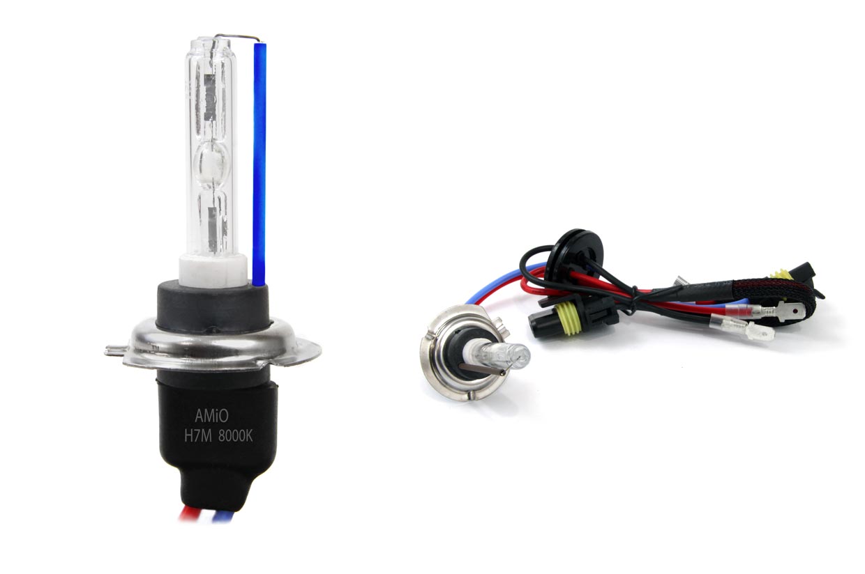 Żarówka ksenonowa żarnik hid xenon H7M 8000K metal AMIO-01428 