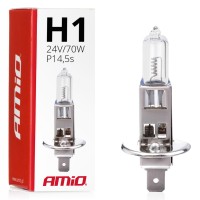 Żarówka halogenowa H1 24V 70W AMIO-01482 