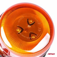 logo Lampa ostrzegawcza błyskowa kogut 39 LED magnes R65 R10 12V 24V WAR11M AMIO-01500
