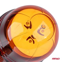 logo Lampa ostrzegawcza błyskowa kogut 39 LED flex R65 R10 12V 24V WAR09P AMIO-01501