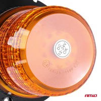 logo Lampa ostrzegawcza błyskowa kogut 80 LED magnes R10 12V 24V W14M AMIO-01503