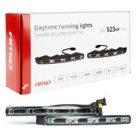 Światła do jazdy dziennej DRL 523HP mini AMIO-01526 