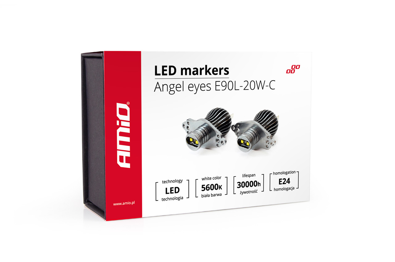 LED marker ringi markery BWM E90 L-20W-C AMIO-01542 