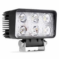 Lampa robocza LED szperacz AWL02 6 LED 12V 24V AMIO-01613 