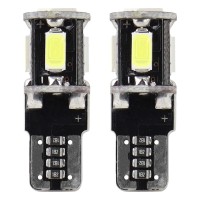 Żarówki LED CANBUS 5SMD 5730 T10 W5W White AMIO-01628 
