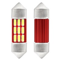Żarówki LED CANBUS 4014 12SMD Festoon C5W C10W C3W 31mm White 12V 24V AMIO-01631 