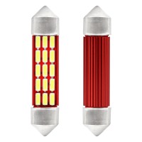 Żarówki LED CANBUS 4014 20SMD Festoon C5W C10W C3W 41mm White 12V 24V AMIO-01634 