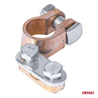 logo Klema akumulatora mosiężna 600AMP PLUS AMIO-01660