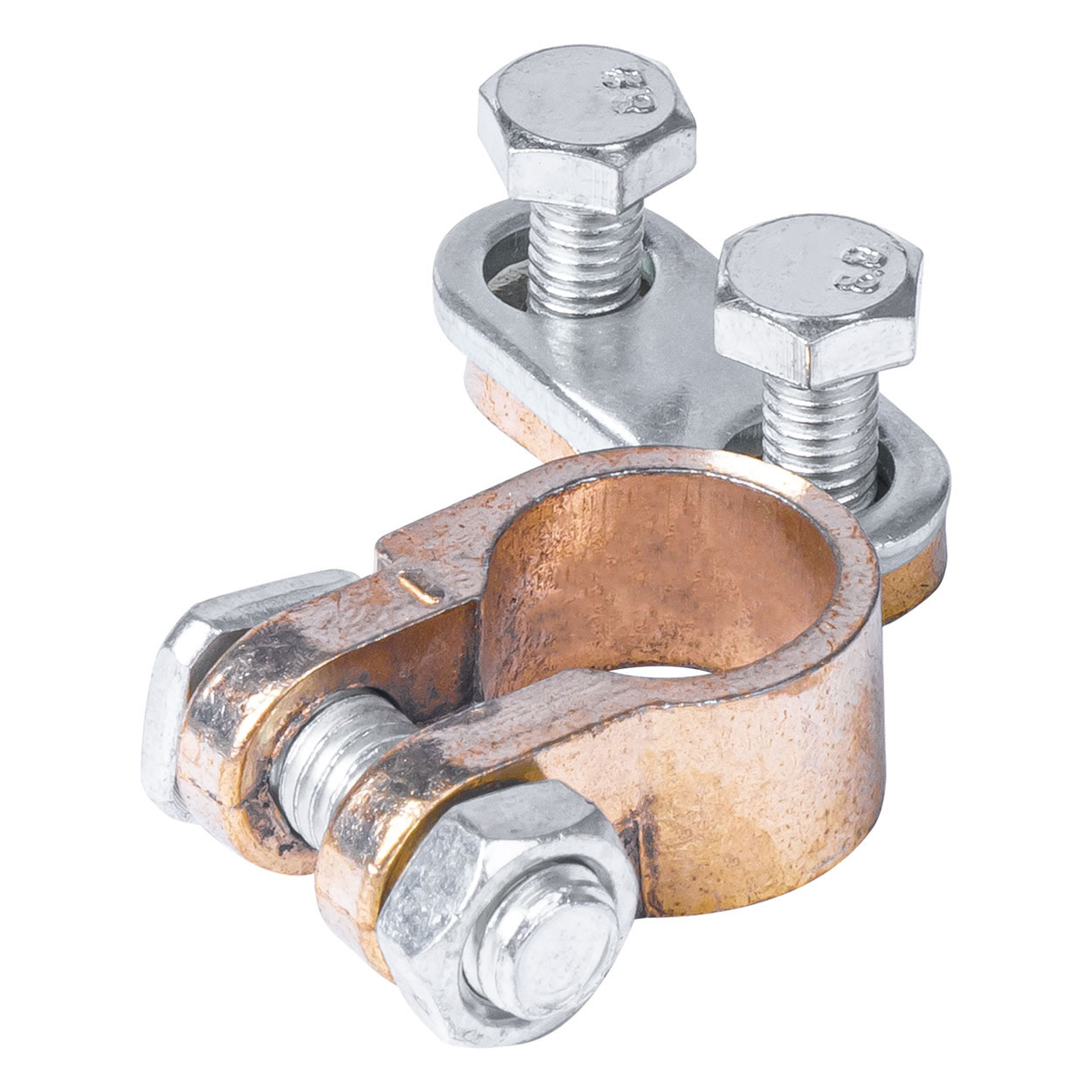 Klema akumulatora mosiężna 600AMP MINUS AMIO-01661 