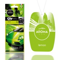 Odświeżacz powietrza AROMA CAR CITY CARD LEMON 