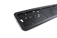 logo Ramka tablicy rejestracyjnej metalowa czarny mat LPF 003 AMIO-02067