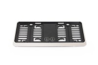 Ramka tablicy rejestracyjnej chrom krótka USA AMIO-02109 