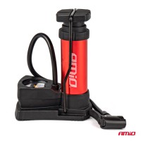 logo Pompka nożna MINI PU03 metalowa z manometrem AMIO-02147