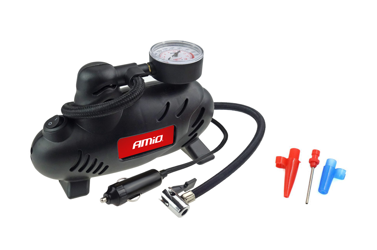 Kompresor samochodowy mini 12V ACOMP-07 AMIO-02181 