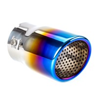 Końcówka tłumika wydechu stal nierdzewna MT 017BLC opalana AMIO-02197 