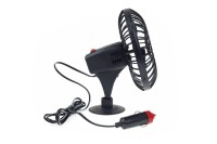 logo Wentylator wiatrak samochodowy z przyssawką miniFAN 12V AMIO-02235