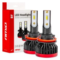 Żarówki samochodowe LED seria BF H8 H9 H11 H16 6000K Canbus AMIO-02245 