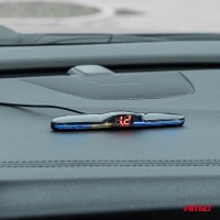 logo Zestaw czujników parkowania czujniki cofania MAX LED 4 sensory czarne GOLD 18 mm AMIO-02290