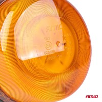 logo Lampa ostrzegawcza błyskowa kogut 36 LED magnes R65 R10 12V 24V W03m AMIO-02295