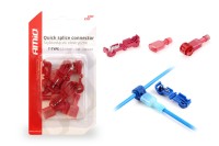Szybkozłączki elektryczne Typ-T 0,5-1mm2 10A 5 szt. AMIO-02343 
