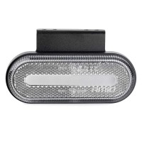 Lampa obrysowa LED OM-01-W owalna biała AMIO-02375 