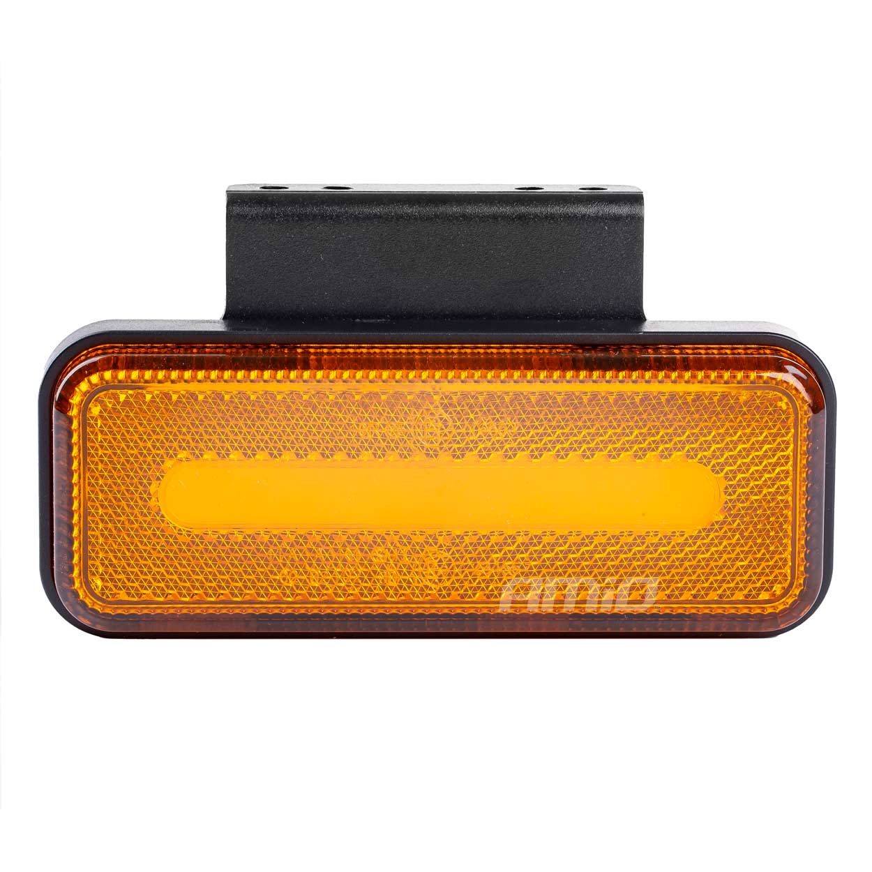 Lampa obrysowa LED OM-02-O prostokątna pomarańczowa AMIO-02376 