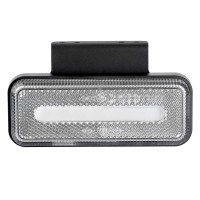 Lampa obrysowa LED OM-02-W prostokątna biała AMIO-02377 