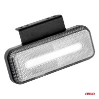 logo Lampa obrysowa LED OM-02-W prostokątna biała AMIO-02377
