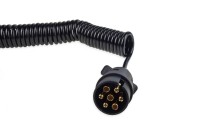 logo Przewód elektryczny spiralny z wtyczkami 7 PIN 12V 6 m AMIO-02390